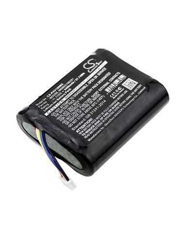 11.1V, 3400mAh, Li-ion Battery fits Philips, Moniteur Portable Suresigns Vm, Monitor Vs1, 37.74Wh