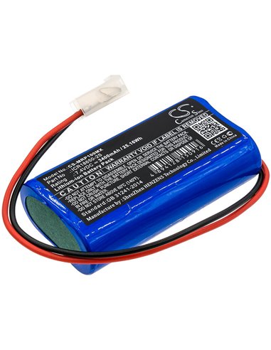 7.4V, 3400mAh, Li-ion Battery fits Mindray, Sp1, Sp1 Syringe Pump, 25.16Wh