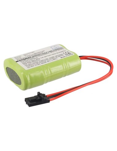 7.2V, 500mAh, Ni-MH Battery fits Welch-allyn, Gsi 37 Tympanometer, 3.6Wh