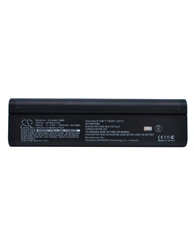 11.1V, 7800mAh, Li-ion Battery fits Philips, 860284, Doppler M2430a, 86.58Wh