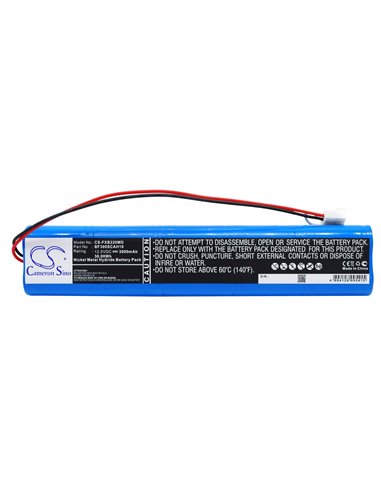 12.0V, 3000mAh, Ni-MH Battery fits Fukuda, Ecg Cardimax Fcp-2101, Ecg Cardimax Fcp-2201, 36Wh