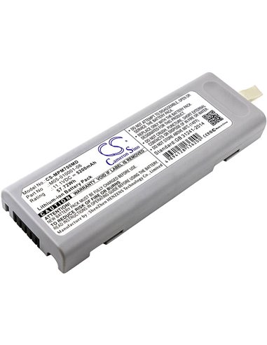 11.10V, 5200mAh, Li-ion Battery fits Ge, 0146-00-0069, 57.72Wh