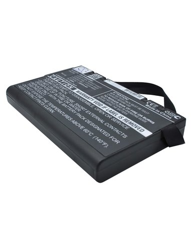 10.8V, 6600mAh, Li-ion Battery fits Aerotrak, Dust Monitor, Tsi 6530-02, 71.28Wh