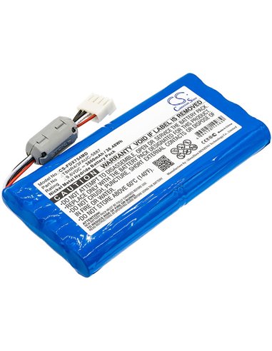 9.6V, 3800mAh, Ni-MH Battery fits Fukuda, Fcp-7541, Fx-7540, 36.48Wh