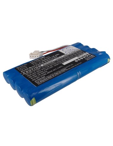 9.6V, 4000mAh, Ni-MH Battery fits Fukuda, Cardimax Fx-7100, Cardimax Fx-7102, 38.4Wh