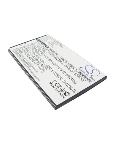 3.7V, 1800mAh, Li-ion Battery fits Gionee, Gn160, Gn180, 6.66Wh