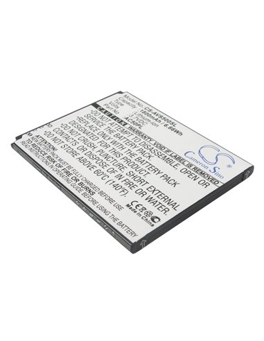 3.7V, 1800mAh, Li-ion Battery fits Archos, 50, 50 Helium 4g, 6.66Wh