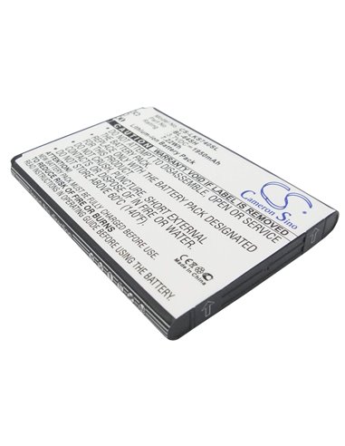 3.7V, 1950mAh, Li-ion Battery fits Lg, F540s, H442, 7.215Wh