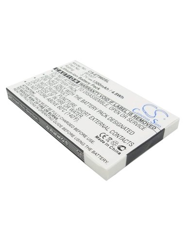 3.7V, 1300mAh, Li-Polymer Battery fits Lenovo, Et960, 4.81Wh