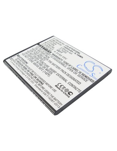 3.7V, 1400mAh, Li-ion Battery fits K-touch, U81t, 5.18Wh