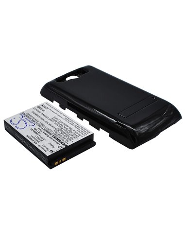 Black, 3.7V, 2500mAh, Li-ion Battery fits Sharp, 003sh, Dm009sh, 9.25Wh