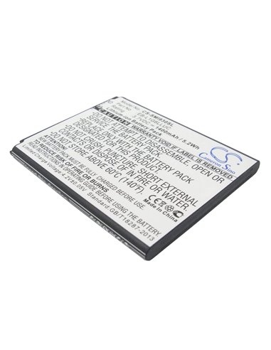 3.7V, 1400mAh, Li-ion Battery fits Uscellular, Galaxy S3, Galaxy S3 Lte, 5.18Wh