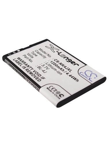 3.7V, 1200mAh, Li-ion Battery fits Bea-fon, S35i, S40, 4.44Wh