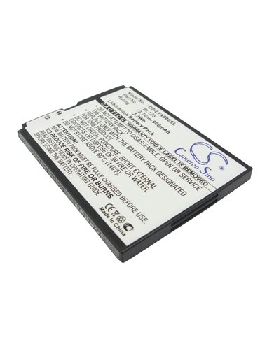 3.7V, 900mAh, Li-ion Battery fits Lenovo, A900, 3.33Wh