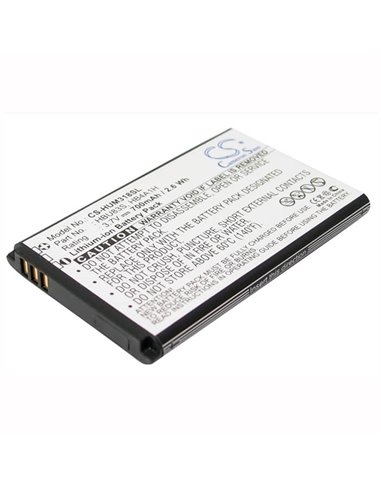 3.7V, 700mAh, Li-ion Battery fits Vodafone, 715, 716, 2.59Wh