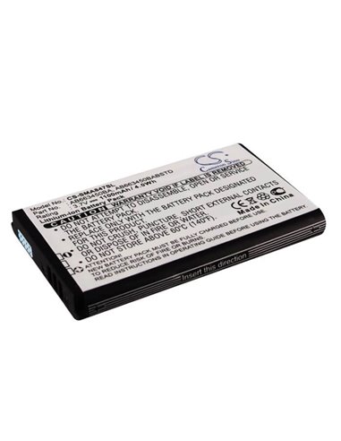 3.7V, 1100mAh, Li-ion Battery fits Samsung, Rugby Ii, Rugby Ii A847, 4.07Wh