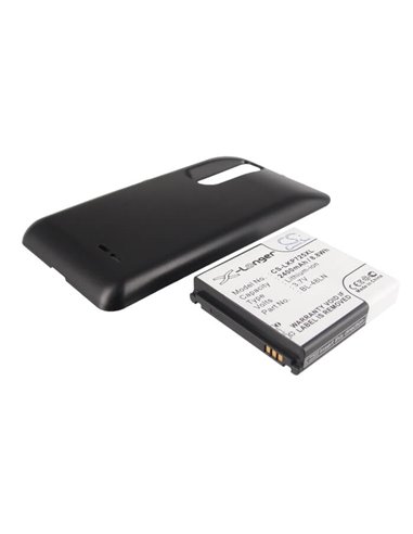 3.7V, 2400mAh, Li-ion Battery fits Lg, Optimus 3d Max, P725, 8.88Wh