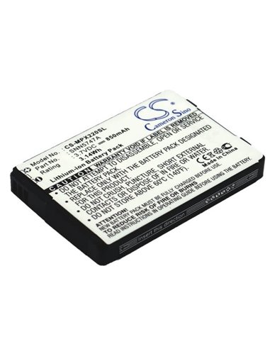 3.7V, 850mAh, Li-ion Battery fits Motorola, Mpx220, 3.145Wh