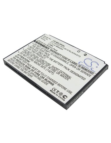 3.7V, 800mAh, Li-ion Battery fits Emporia, Elson El680, Mobistel El680, 2.96Wh