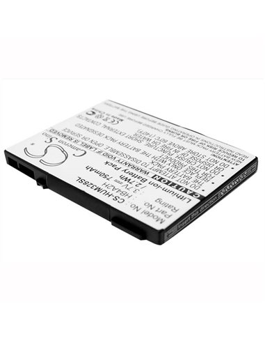 3.7V, 750mAh, Li-ion Battery fits Huawei, Hwz10, M328, 2.775Wh