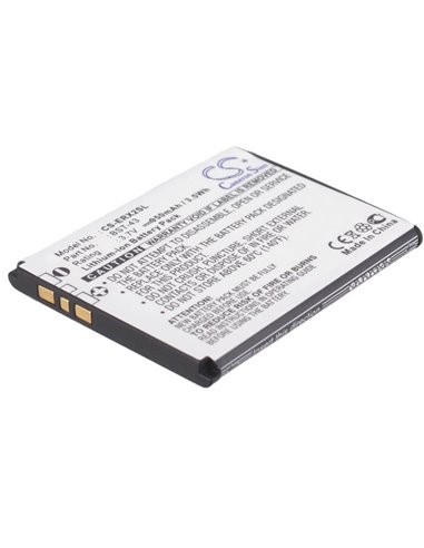 3.7V, 950mAh, Li-ion Battery fits Sony Ericsson, Cedar J108, Hazel, 3.515Wh