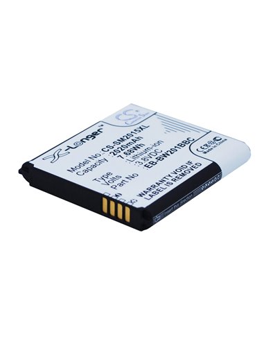 3.8V, 2020mAh, Li-ion Battery fits Samsung, Galaxy Golden 2, Galaxy Golden Ii, 7.676Wh