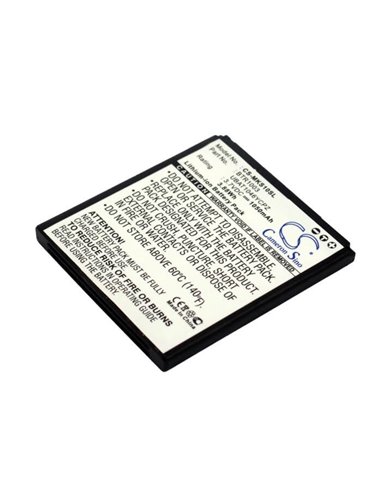 3.7V, 1050mAh, Li-ion Battery fits Sharp, Pb10zu, 3.885Wh