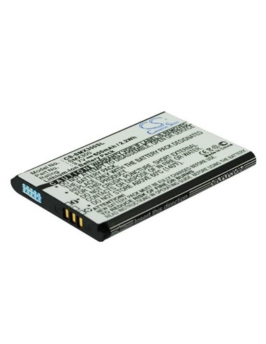 3.7V, 600mAh, Li-ion Battery fits Samsung, X300, 2.22Wh