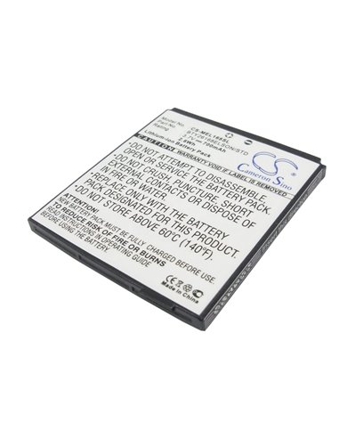 3.7V, 700mAh, Li-ion Battery fits Emporia, Elson Es1, 2.59Wh