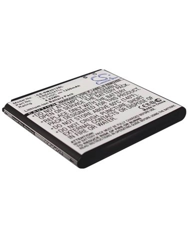 3.7V, 1250mAh, Li-ion Battery fits Samsung, Gt-b9388, Sch-w2013, 4.625Wh