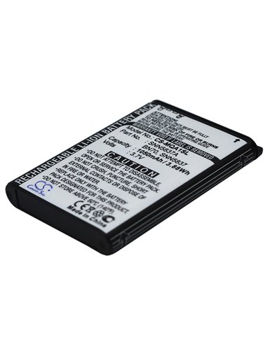 3.7V, 1050mAh, Li-ion Battery fits Motorola, Mt710, 3.885Wh