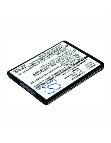 3.7V, 900mAh, Li-ion Battery fits Sharp, Aquos Shot Sh008, Sh008, 3.33Wh