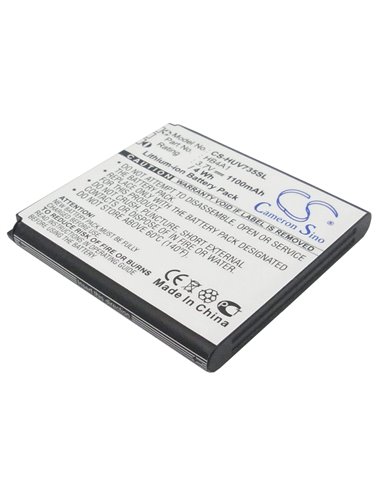 3.7V, 1100mAh, Li-ion Battery fits Huawei, U6100, V735, 4.07Wh