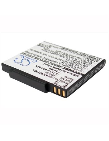 3.7V, 800mAh, Li-ion Battery fits Huawei, T7200, U7200, 2.96Wh