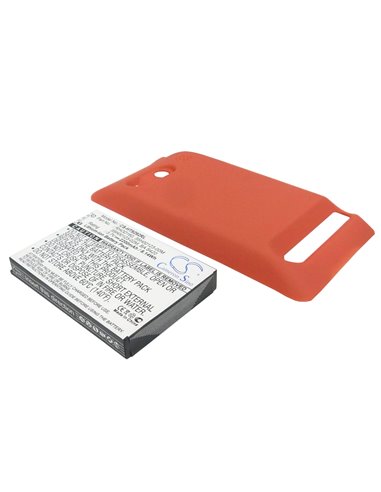 Red, 3.7V, 2200mAh, Li-ion Battery fits Htc, A9292, Evo 4g, 8.14Wh