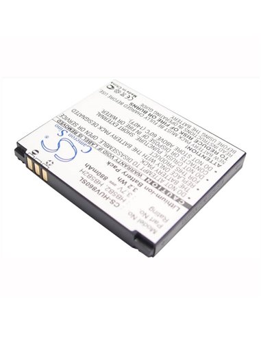 3.7V, 880mAh, Li-ion Battery fits Huawei, C5900, C5990, 3.256Wh