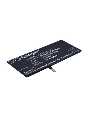 3.8V, 2750mAh, Li-Polymer Battery fits Apple, A1634, A1687, 10.45Wh