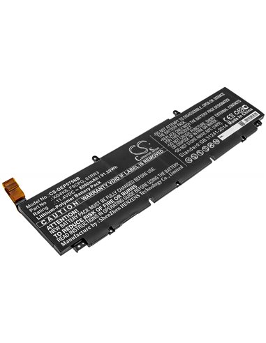 11.4V, 8000mAh, Li-Polymer Battery fits Dell, Precision 5750 0yy3v, Precision 5750 370p9, 91.2Wh