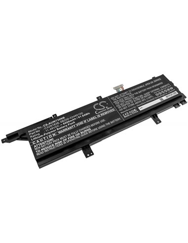 11.48V, 8000mAh, Li-Polymer Battery fits Asus, Proart Studiobook Pro X W730g5, Proart Studiobook Pro X W730g5, 91.84Wh