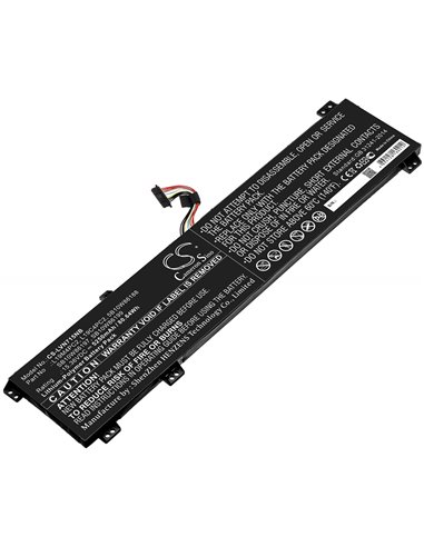 15.36V, 5250mAh, Li-Polymer Battery fits Lenovo, Legion 5 15arh05, Legion 5 15imh05h, 80.64Wh