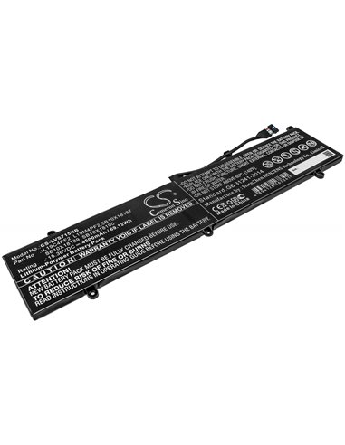 15.36V, 4500mAh, Li-Polymer Battery fits Lenovo, Yoga Slim 7 15, Yoga Slim 7-15imh05, 69.12Wh