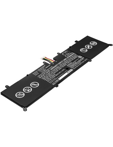 7.6V, 4900mAh, Li-Polymer Battery fits Asus, F302la-fn067h, F302la-fn113t, 37.24Wh