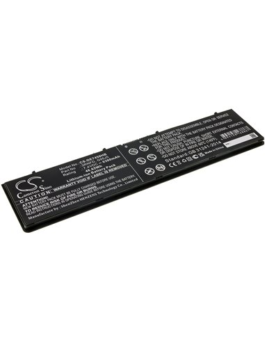 7.4V, 6300mAh, Li-ion Battery fits Dell, Latitude E7250, Latitude E7440, 46.62Wh