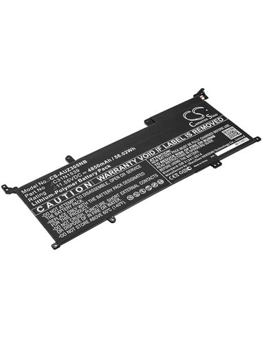 11.55V, 4850mAh, Li-Polymer Battery fits Asus, Ux305ua, Ux305uab, 56.0175Wh