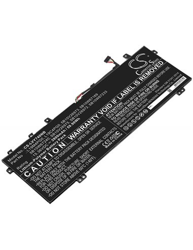 15.36V, 3900mAh, Li-Polymer Battery fits Lenovo, Legion Y740s, Legion Y740s-15imh, 59.904Wh