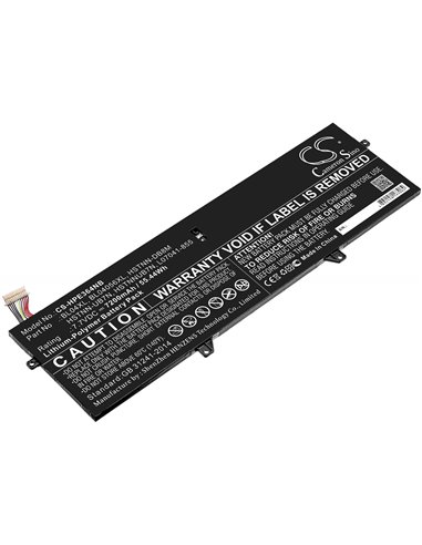 7.7V, 7200mAh, Li-Polymer Battery fits Hp, Elitebook X360 1040 G5, Elitebook X360 1040 G5(3sh43av, 55.44Wh