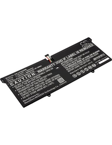 7.68V, 8800mAh, Li-Polymer Battery fits Lenovo, Yoga 920, Yoga 920-13ikb, 67.584Wh