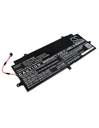 14.8V, 3300mAh, Li-Polymer Battery fits Toshiba, Kira 13 Kirabook, Kira-101, 48.84Wh