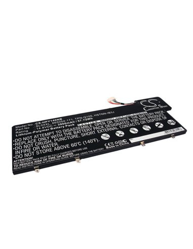 14.8V, 3900mAh, Li-Polymer Battery fits Hp, Envy 14-3001tu, Envy 14-3002tu, 57.72Wh