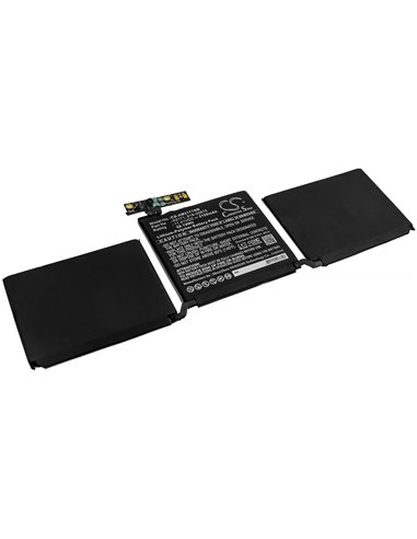 11.41V, 5100mAh, Li-Polymer Battery fits Apple, Macbook Pro 13 Inch Two Thunde, Macbook Pro Emc 3301, 58.191Wh